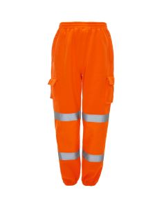 Supertouch Hi Vis Jogging Bottoms - Rail Spec (Orange)