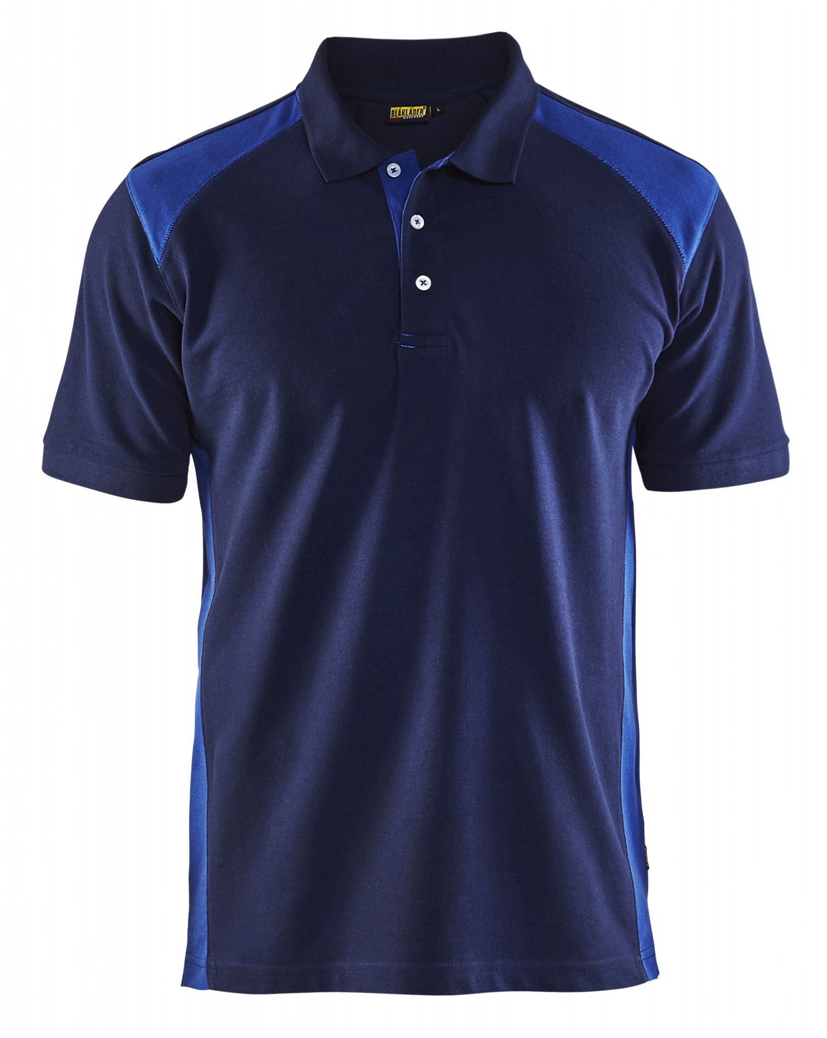 Blue Cornflower Pique Polo Shirt