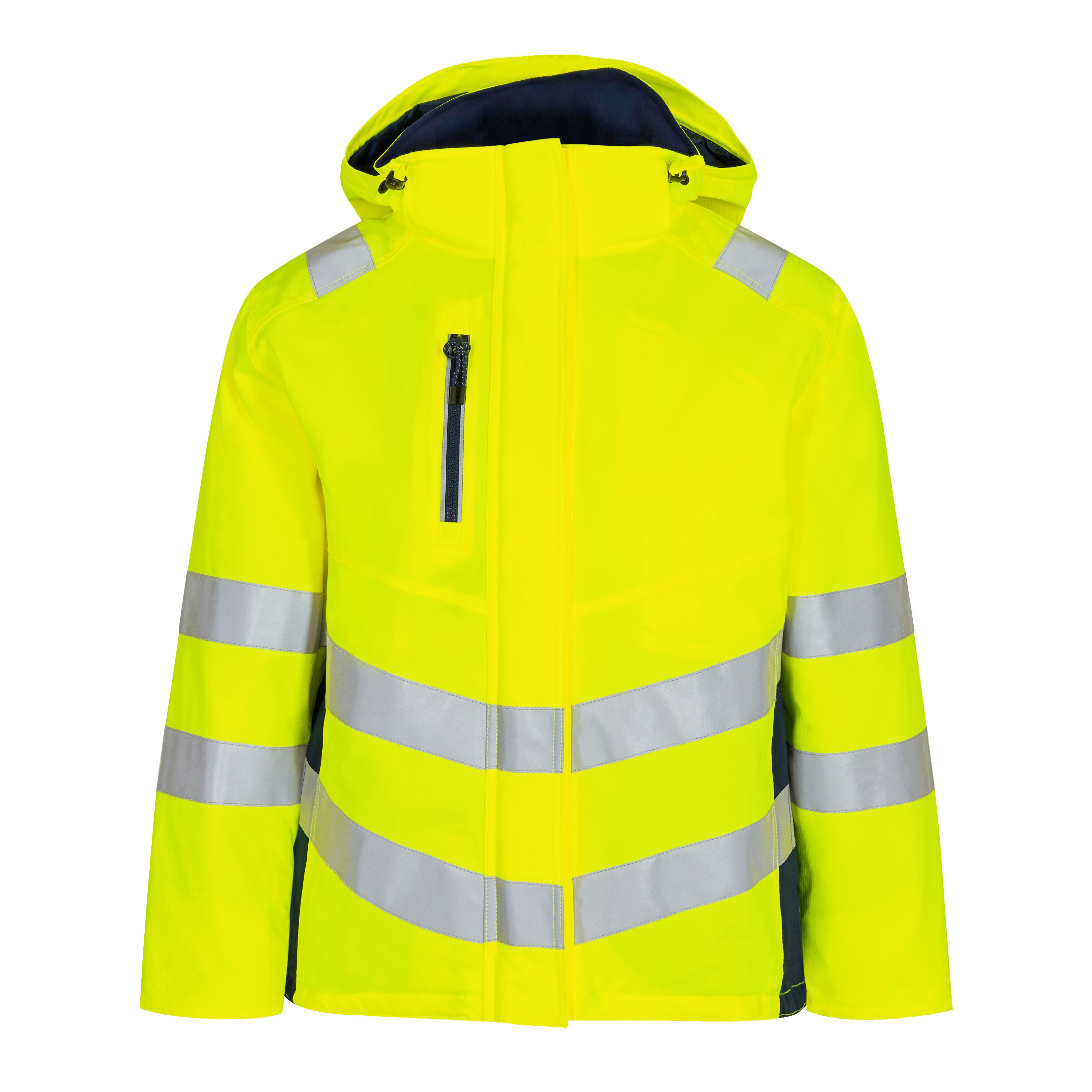 Engel Safety Women s Winter Jacket 1943 930 Hi Vis Yellow Blue Ink