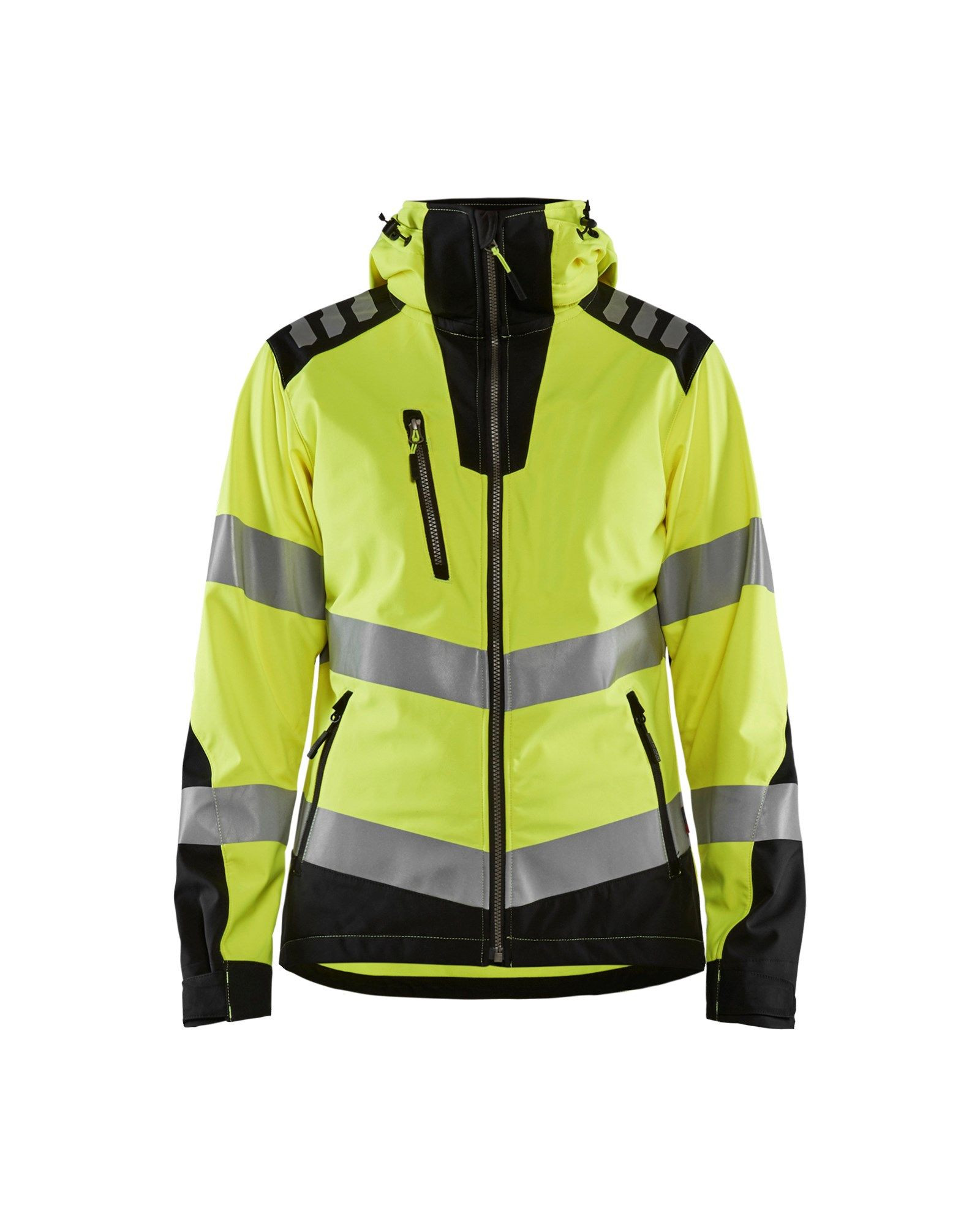 Blaklader 4791 Womens High Vis Softshell Jacket High Vi Yellow Black