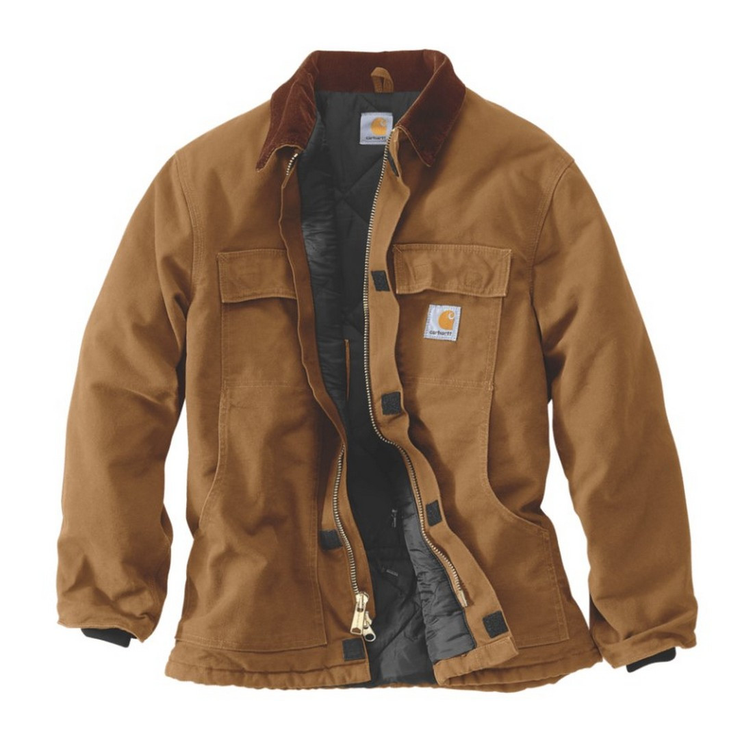 Carhartt 106674 Firm Duck Traditional Coat (Carhartt Brown)