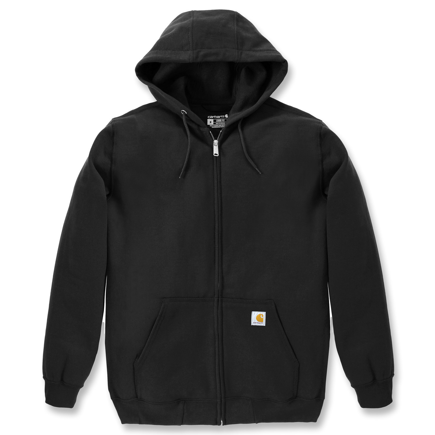 Carhartt K122 Zip Up Hoodie - Men's - Black