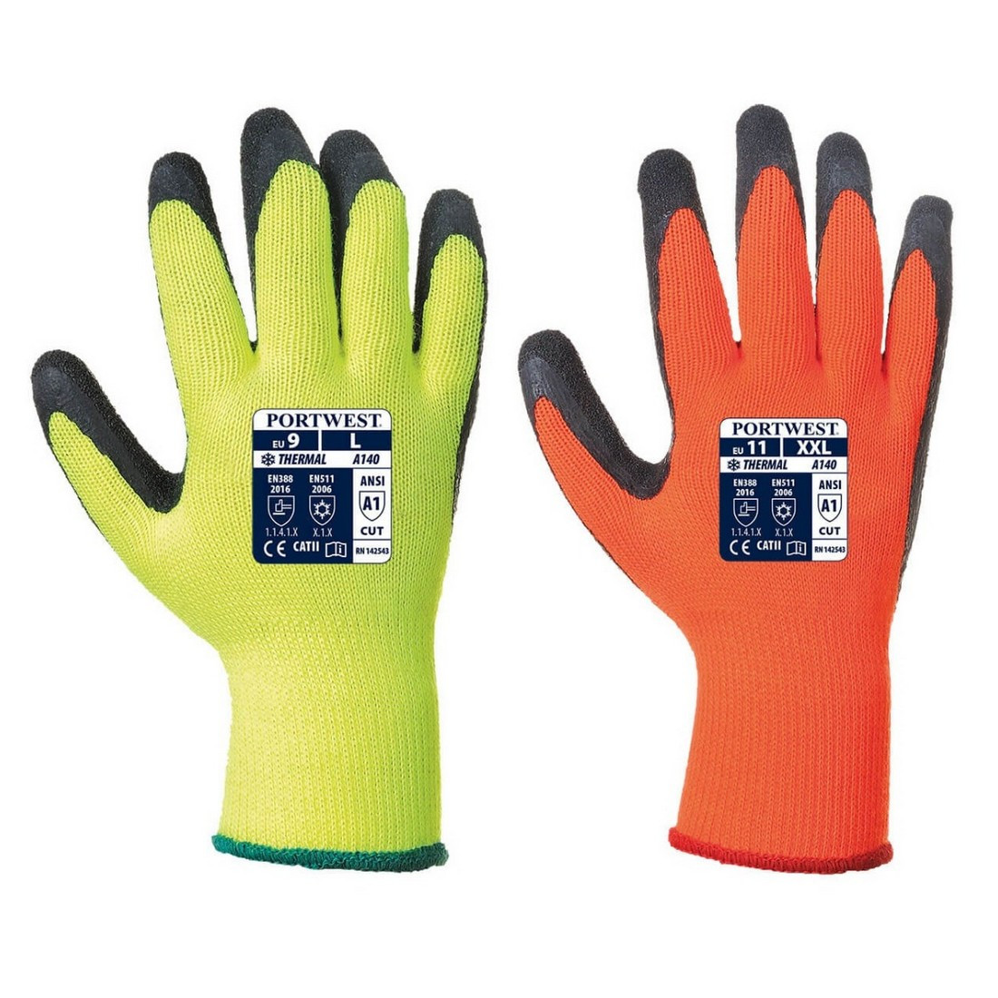 Work Gloves Portwest Thermal Gloves Portwest A140 Thermal Grip
