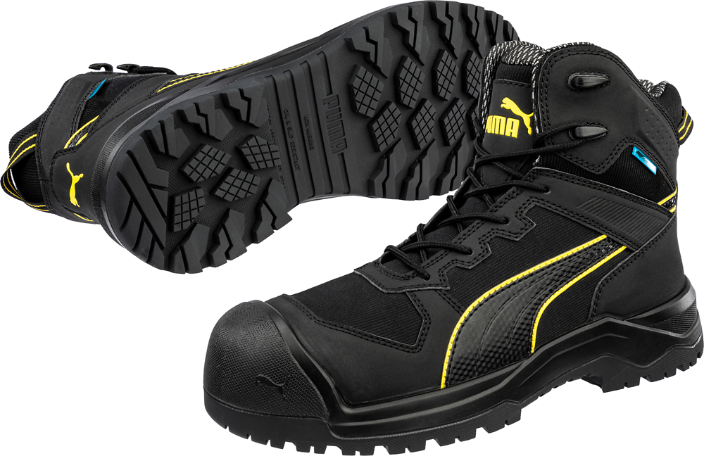 Puma Rock HD CTX Mid Safety Boots S7S FO SR Black