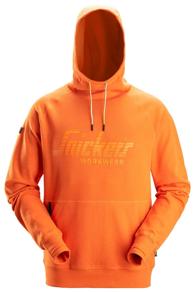 Yellow logo hoodie on sale