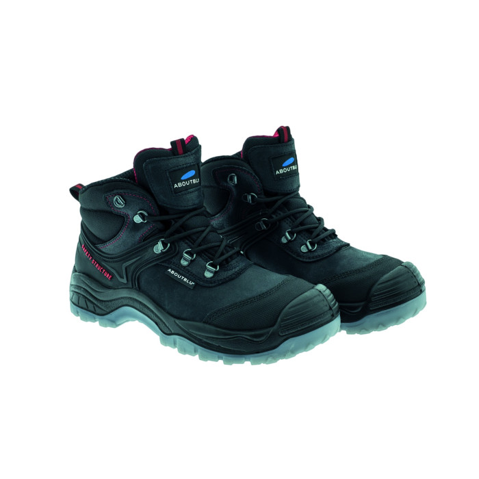 Aboutblu Concrete New Safhir Safety Boot S3 SRC Black