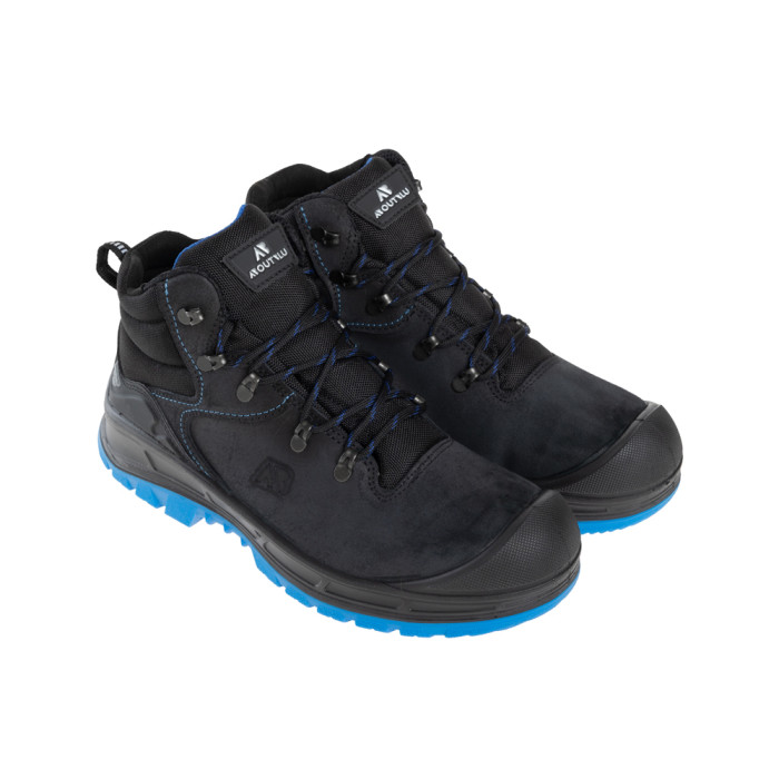 Aboutblu Anatomic Concrete Oikos Mid Safety Boot S3 SRC Black