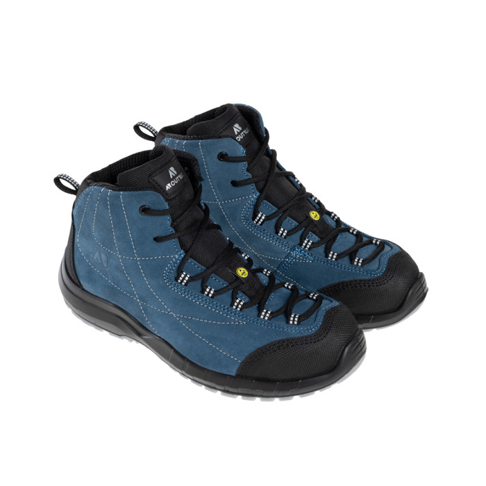 Aboutblu Evolution Falcon Mid Safety Boot S3 ESD SRC Denim Blue