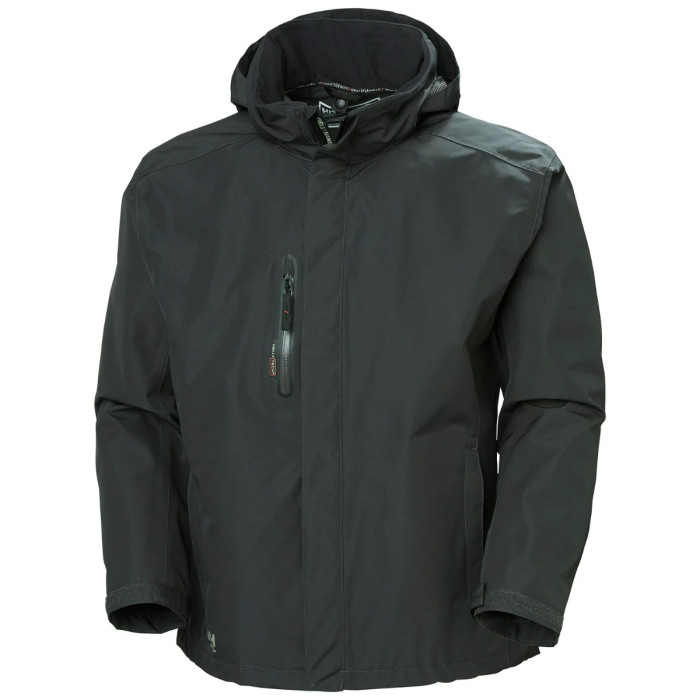 Helly Hansen 71043 Manchester Waterproof Shell Jacket Dark Grey