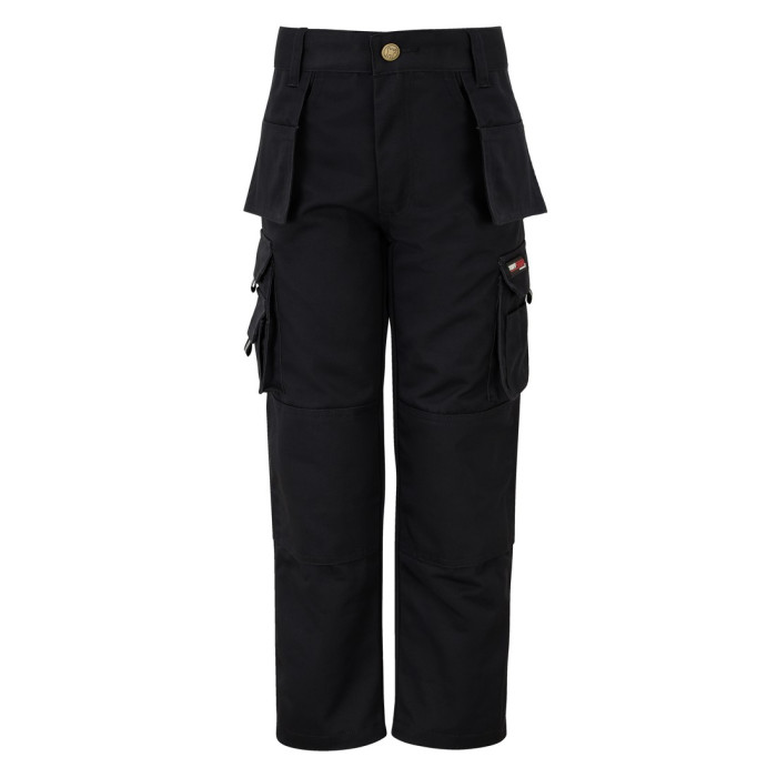 Tuffstuff 711J Junior Pro Work Trousers with Holster Pockets Black