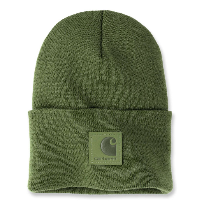 Carhartt 101070 Black Label Knit Beanie Watch Hat Chive Green