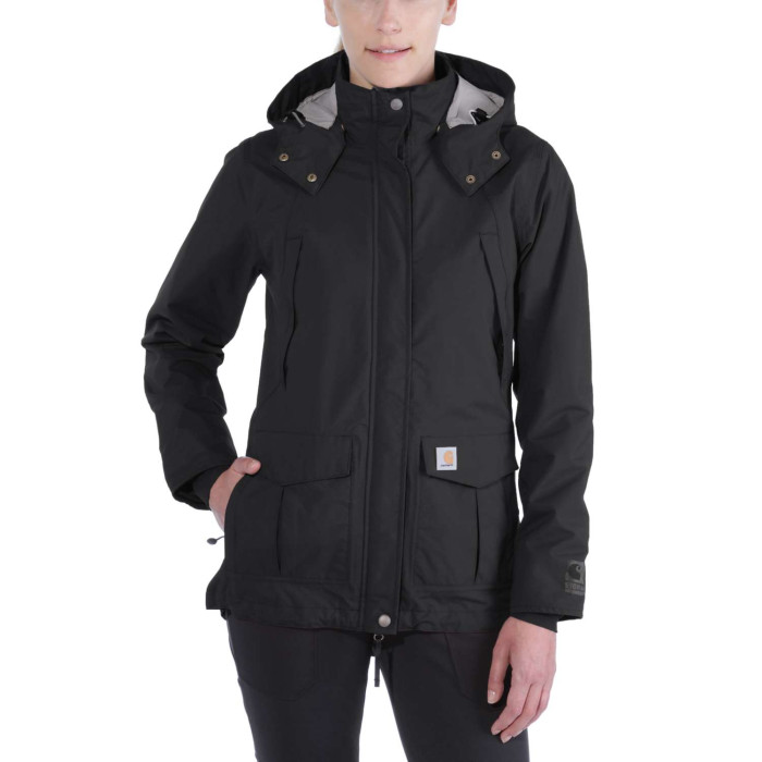 Carhartt 102382 Women s Shoreline Waterproof Jacket Black