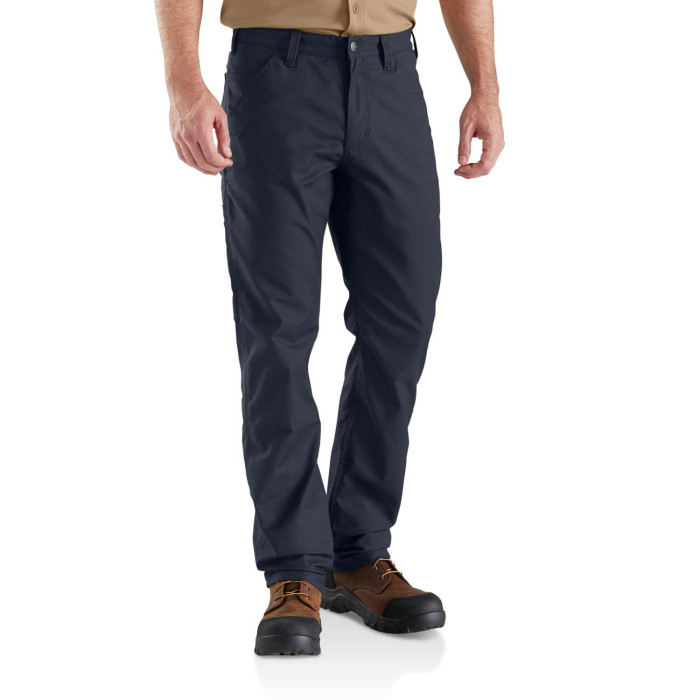 Carhartt 103109 Rugged Stretch Canvas Work Trousers - Navy Blue