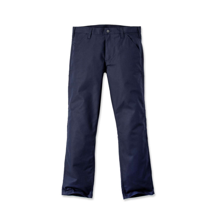 Carhartt 103109 Rugged Stretch Canvas Work Trousers Navy Blue