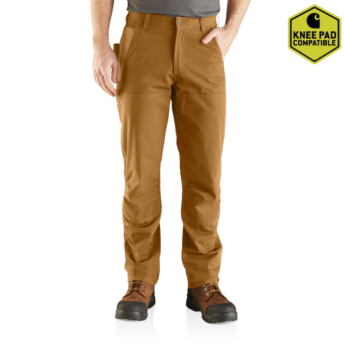 Carhartt 103160 Steel Double Front Work Trousers Brown