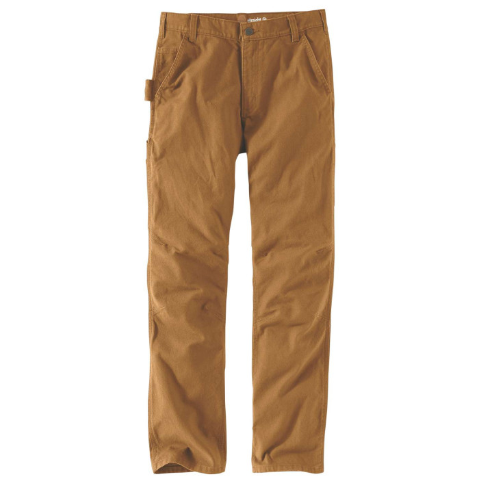 Carhartt 103339 Stretch Duck Straight Fit Work Trousers Brown