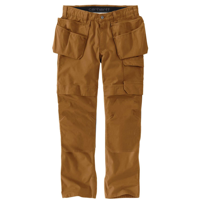 Carhartt 105070 Steel Cargo Multi Pocket Work Trousers Brown