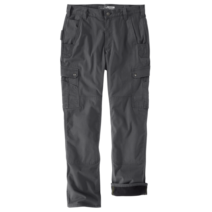 Carhartt 105491 Ripstop Cargo Fleece Lined Work Pants Men s Shadow