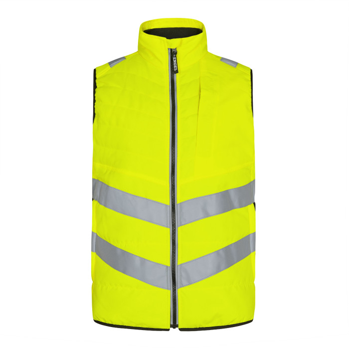 Quilted hi vis vest discount