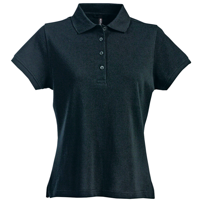 Fristads Acode Ladies Heavy Pique Polo Shirt 1723 PIQ Black