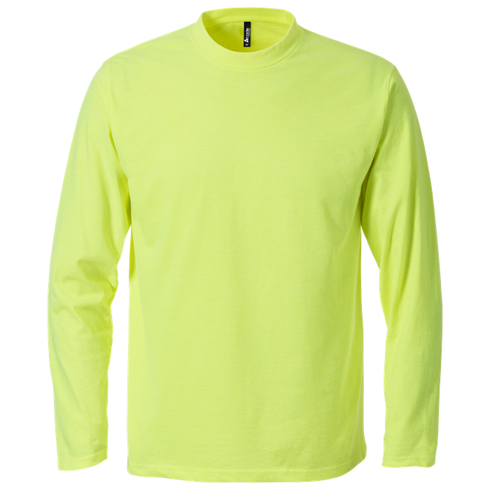 Pale yellow long sleeve shirt top