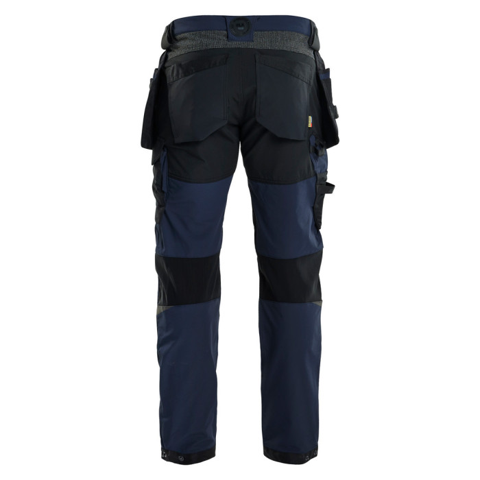 AT LAST & CO ワークパンツ ダークブルー　アットラスト Blaklader 1522 4-Way Stretch Craftsman Work Trousers Dark Navy / Black