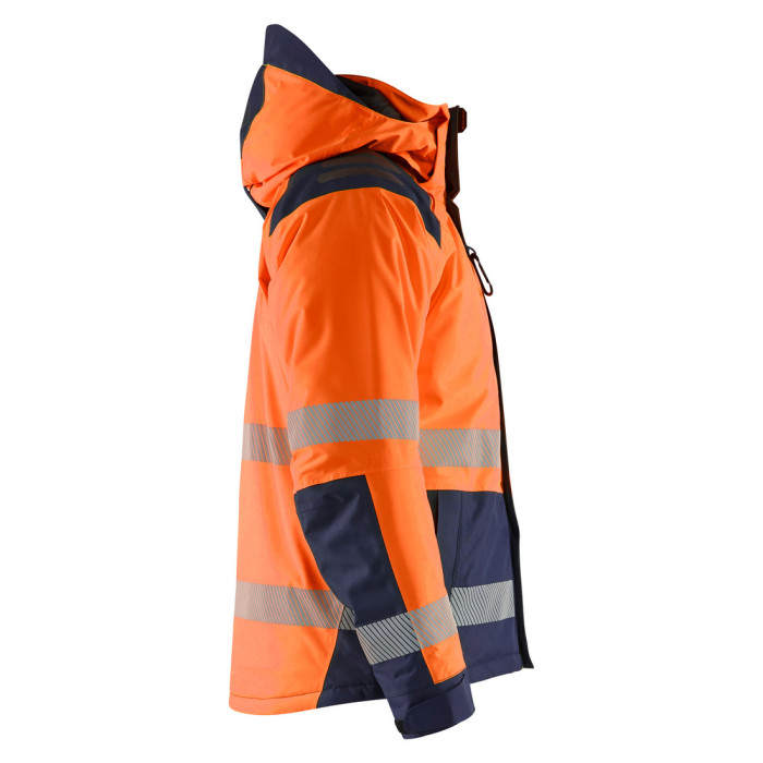 Blaklader 4455 Hi-Vis Winter Jacket - Class 3, Waterproof, Rail