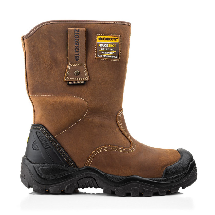 Brown rigger boots store