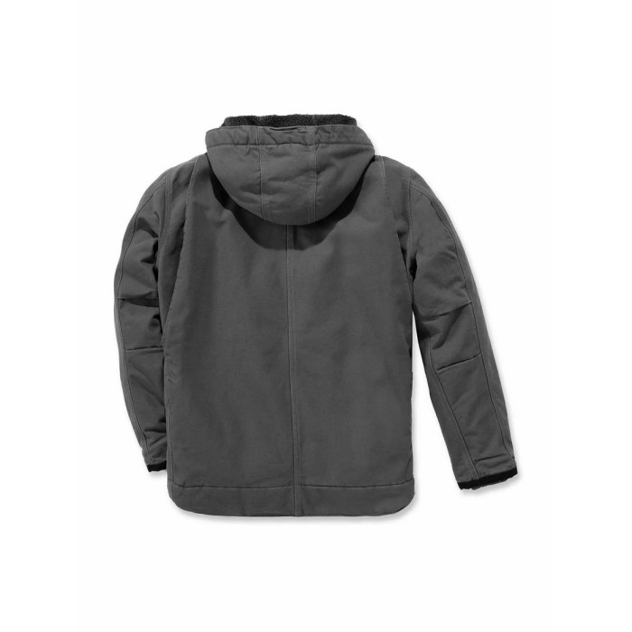 Carhartt 103826 Bartlett Hooded Jacket Sherpa Fleece Lined Gravel Grey