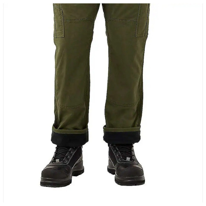 Carhartt 105491 Ripstop Cargo Fleece Lined Work Pants Men s Basil