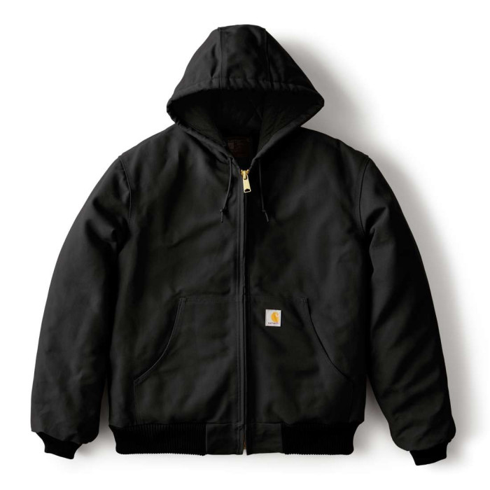 Carhartt 106673 Icon J140 Loose Fit Firm Duck Active Jacket (Black)