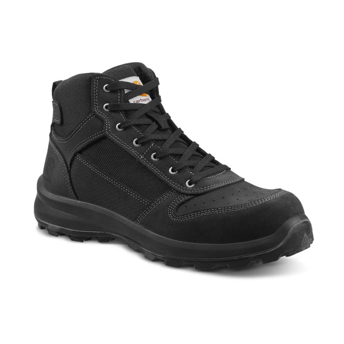 Carhartt F700919 Michigan S1P Midcut Zip Safety Boot - Unisex - Black