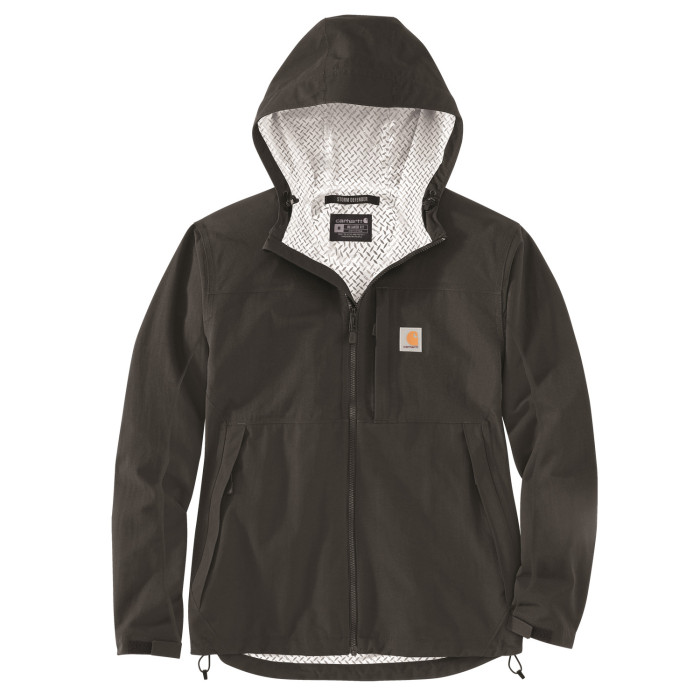Carhartt 105751 Mens Monterey Rain Defender™ Waterproof Jacket (Black)