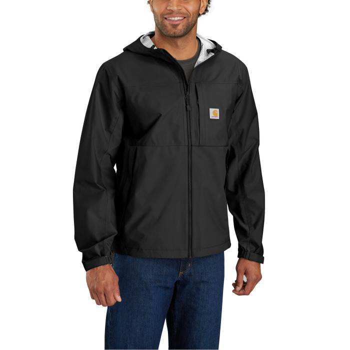 Carhartt 105751 Mens Monterey Rain Defender™ Waterproof Jacket (Black)