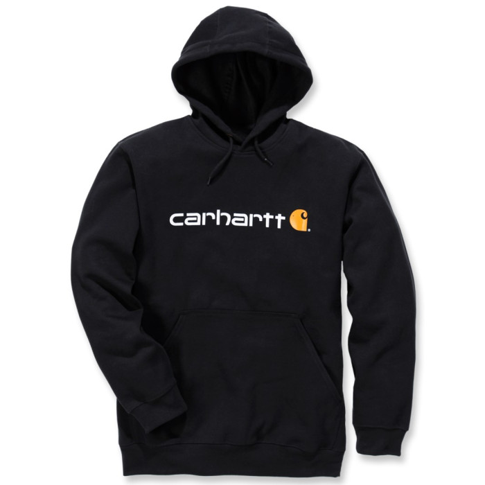 Black mens carhartt hoodie on sale