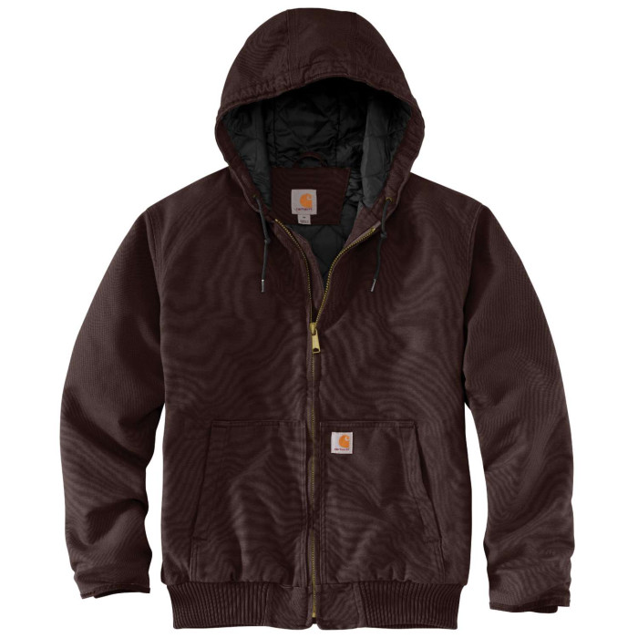 Carhartt 104050 Washed Duck Active Jacket - Men's - Dark Brown