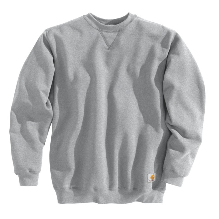 Carhartt K124 Midweight Crewneck Sweatshirt Men s Heather Grey