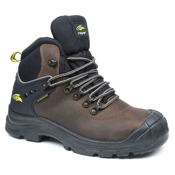 PERF PB1CWR Huron Torsion Pro Waterproof Hiker Safety Boots S3 SRC WR Brown