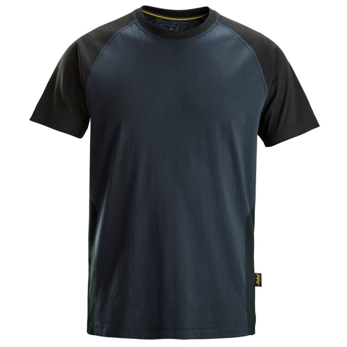 Snickers 2550 Two Coloured T Shirt Navy Black