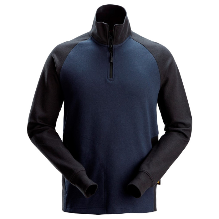 Black half zip sweatshirt shop