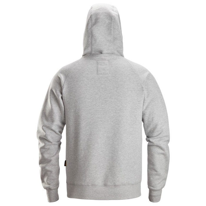 Snickers 2845 Logo Hoodie Grey Melange