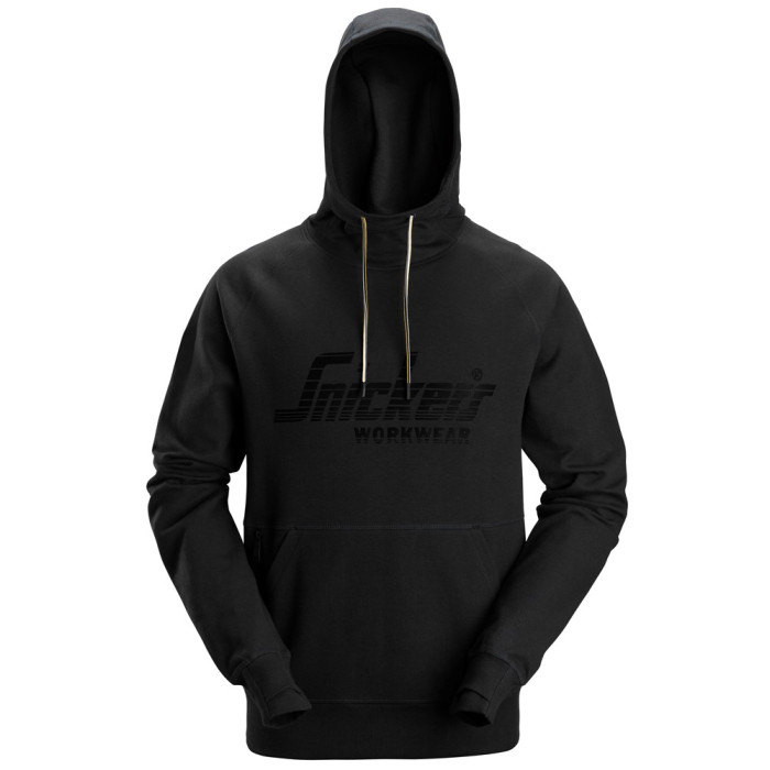 Snickers 2894 Logo Hoodie Black