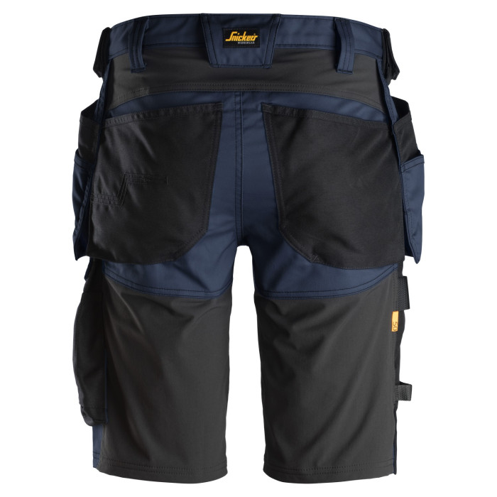 Snickers 6141 AllroundWork Stretch Shorts Holster Pockets Navy