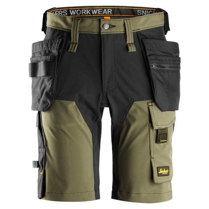 Snickers 6175 AllroundWork 4-way Stretch Shorts with Holster