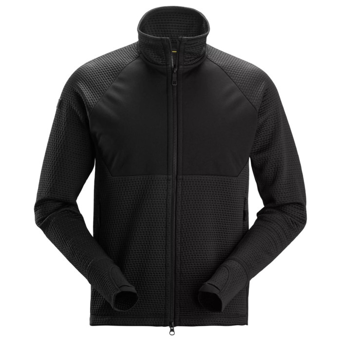 Snickers 8404 FlexiWork Midlayer Jacket (Black / Black)