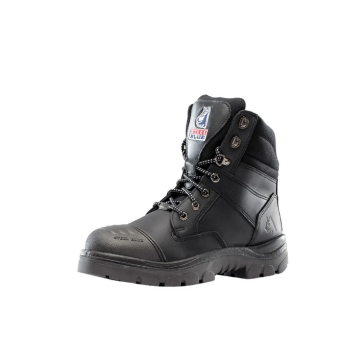 Steel Blue SOUTHERN CROSS Zip GraphTEC Safety Boots S3 TPU Black