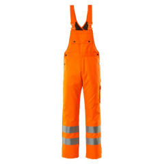 MASCOT 00592 Lech Safe Arctic Winter Bib & Brace (Hi-Vis Orange) - Large - SALE