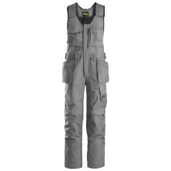 Snickers 0214 Canvas Craftsmen One-Piece Holster Pocket Trousers (Grey) - 33 W 30 L (Snickers Size 92) - SALE