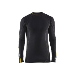 Blaklader 4794 Flame Resistant Underwear Top, 68% Merino Wool - Black
