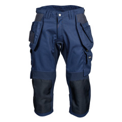 Tranemo 1196 COMFORT Ladies 3/4 Length Craftsman Stretch Trousers - Navy
